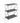 LEYO 3 TIER BOOKCASE GREY